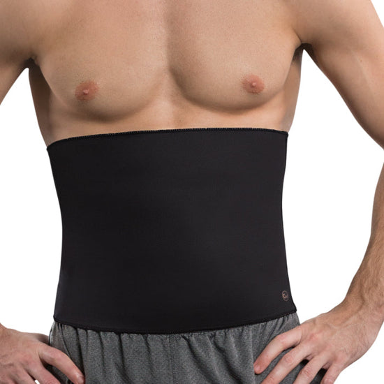 Copper Slim Waist Belt Men (2XL, Black)