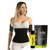 Copper Slim Belt + Sweat Now Gel + Hot Arms Trimmers + Slimming Green Tea